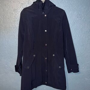 Tommy Hilfiger Navy Trench Coat